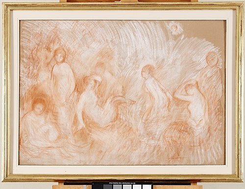 Study of Nudes, , Auguste Renoir