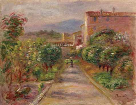 Landscape at Cagnes, 1905, Auguste Renoir