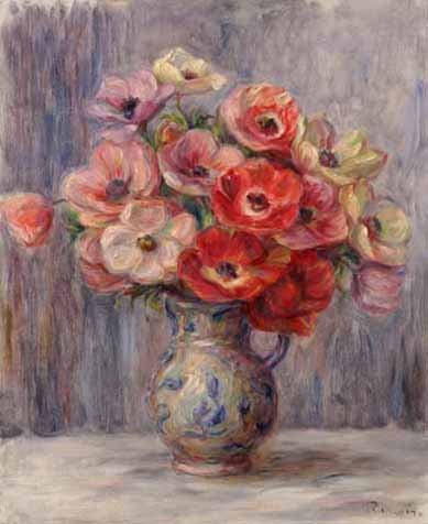 Anemones, 1886, Auguste Renoir