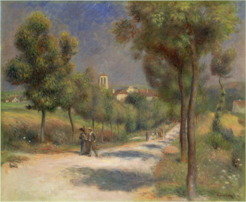Landscape of Essoyes, Early Morning, 1901, Auguste Renoir