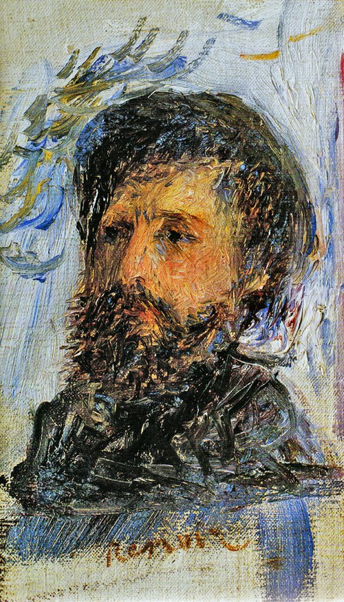 Portrait of Claude Monet, 1875, Pierre-Auguste Renoir