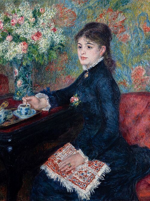 La Tasse de chocolat, 1877, Auguste Renoir
