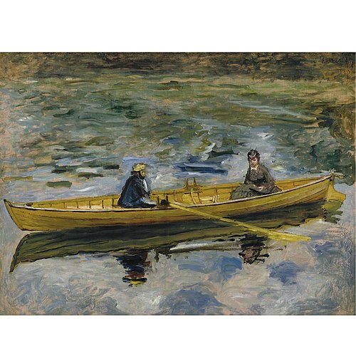 Claude Monet et Mme Henriot, 1880, Pierre-Auguste Renoir