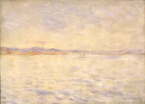 The Bay of Naples, 1882, Auguste Renoir