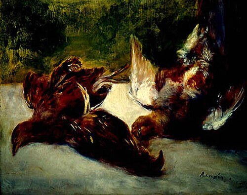 Three Partridges, 1880, Auguste Renoir