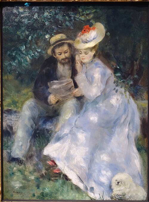 Confidences, 1874, Auguste Renoir