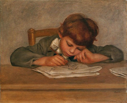The Artist's Son, Jean, Drawing, 1901, Pierre-Auguste Renoir