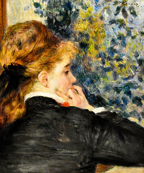Day Dreaming, 1875, Pierre-Auguste Renoir