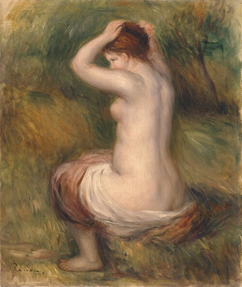 Seated Nude, 1897, Pierre-Auguste Renoir