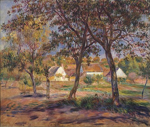 Outskirts of Pont-Aven, 1889, Pierre-Auguste Renoir