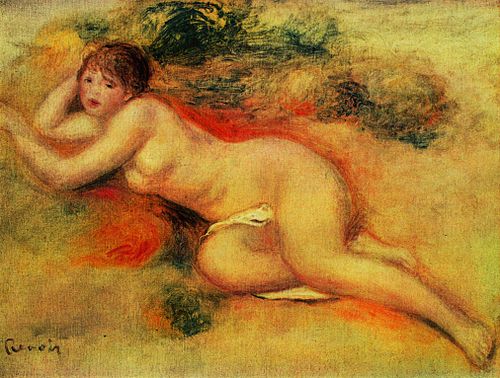 Nude Figure of a Girl, 1885, Pierre-Auguste Renoir