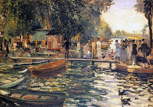 La Grenouillère, 1869, Auguste Renoir