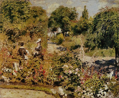 Le jardin à Fontenay, 1874, Auguste Renoir