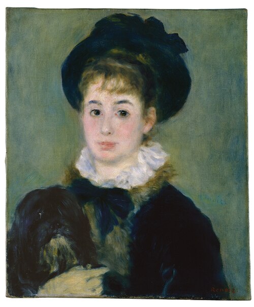 Portrait de Mme Henriot, 1876, Auguste Renoir