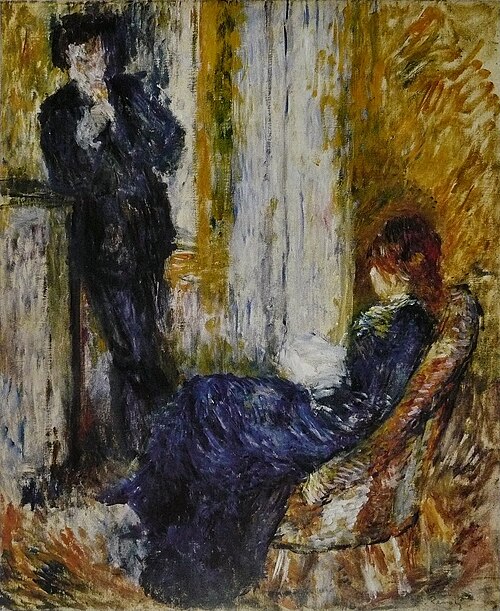 Au coin de la cheminée, 1875, Auguste Renoir