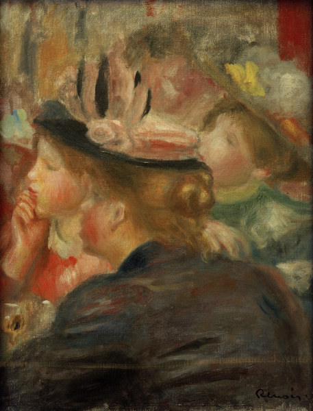 Au théâtre, 1880, Auguste Renoir