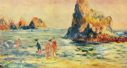 Moulin Huet Bay, Guernsey, 1883, Pierre-Auguste Renoir