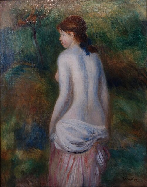 Nu dans un paysage, 1889, Auguste Renoir