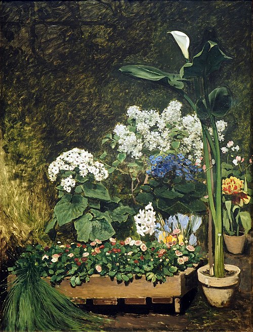 Nature morte : fleurs, 1864, Auguste Renoir