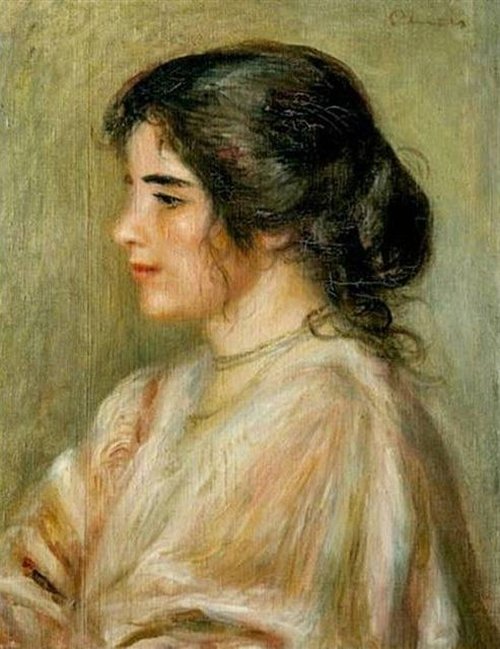 Gabrielle de profil, 1910, Auguste Renoir