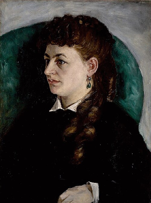 Portrait de Clémence Tréhot, dite Mme Jules Le Cœur, 1866, Auguste Renoir