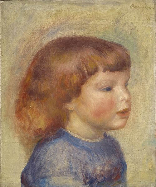 Tête d'enfant, 1906, Auguste Renoir