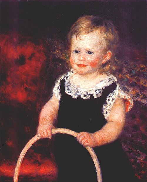 L'enfant au cerceau, 1875, Auguste Renoir