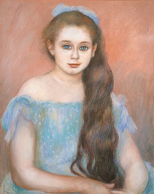 Portrait de Mademoiselle Suzanne Adam, 1887, Pierre-Auguste Renoir