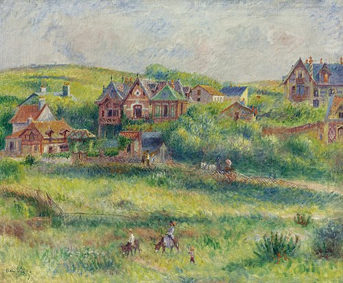 Le chalet de Blanche Pierson à Pourville, 1882, Pierre-Auguste Renoir