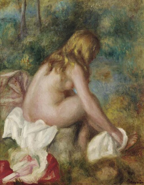 Baigneuse, nue assise, 1895, Pierre-Auguste Renoir