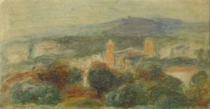 Landscape, St. Paul de Vence, 1905, Auguste Renoir