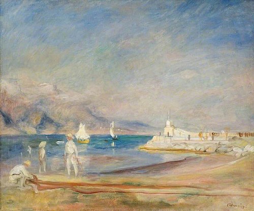 St Tropez, France, 1899, Auguste Renoir