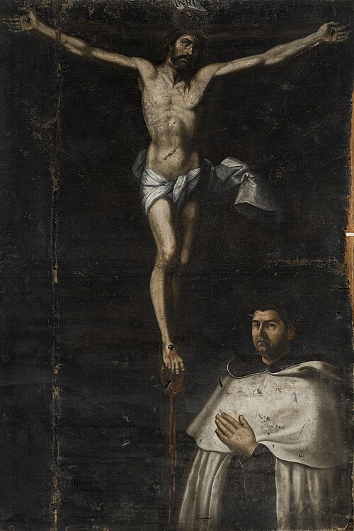 Crucificado con San Juan de la Cruz?, 1616, Agustín del Castillo