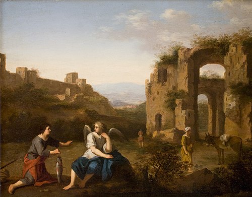 Tobiah and the Angel, 1662, Toussaint Gelton