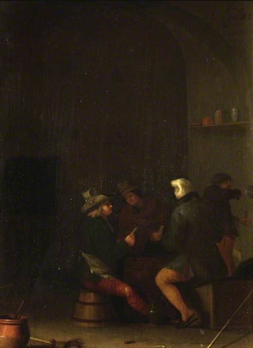 Boors playing cards, 1652, Toussaint Gelton