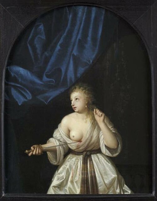 The Suicide of Lucretia, 1671, Toussaint Gelton