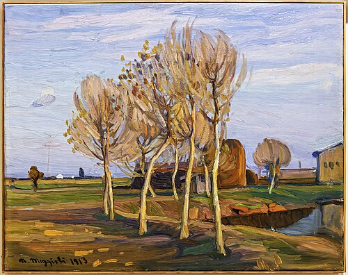 Autumn in Treporti, 1913, Umberto Moggioli
