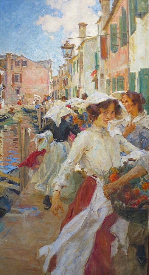 Foundations in Burano, 1904, Umberto Veruda