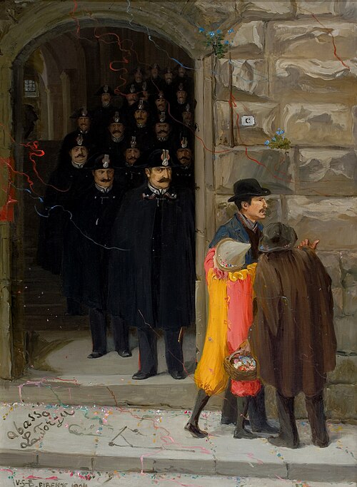 Carnival in Florence, 1904, Venny Soldan-Brofeldt