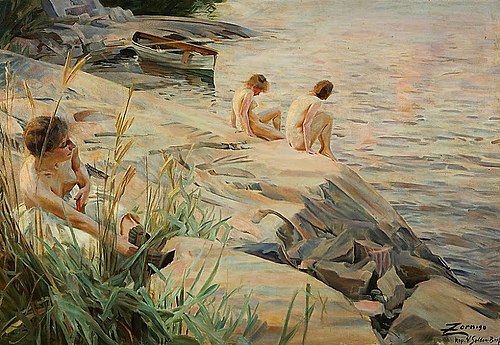 Bathing Girls (Outdoors), 1906, Venny Soldan-Brofeldt
