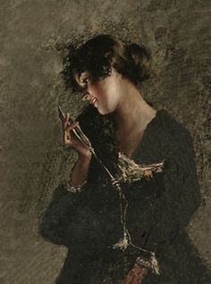 Portrait d'une dame, 1910, Vincenzo Irolli
