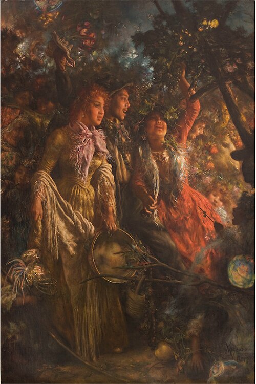 Piedigrotta (La festa di Piedigrotta), 1895, Vincenzo Migliaro