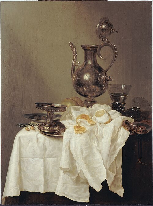 Nature morte à l'aiguière, 1643, Willem Claesz. Heda