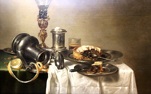 Still Life with Goblet Holder, 1636, Willem Claesz. Heda