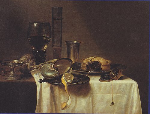 Still life with Nautilus Cup, 1640, Willem Claesz. Heda