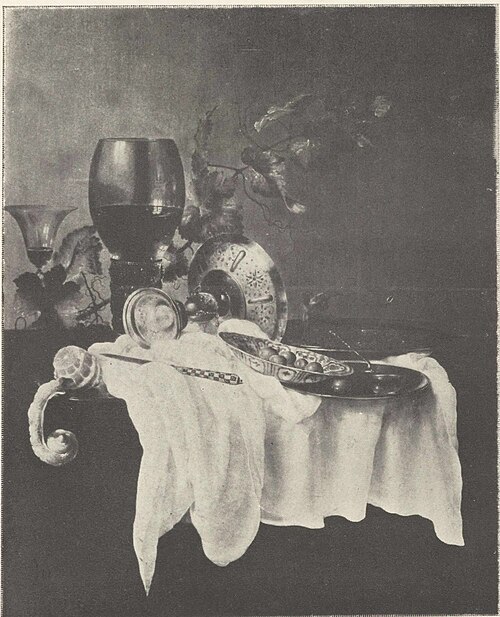 Le Verre de Bohême, 1670, Willem Claesz. Heda
