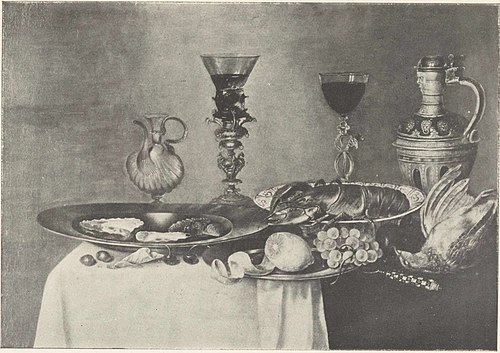 Les Verres de Venise, 1650, Willem Claesz. Heda