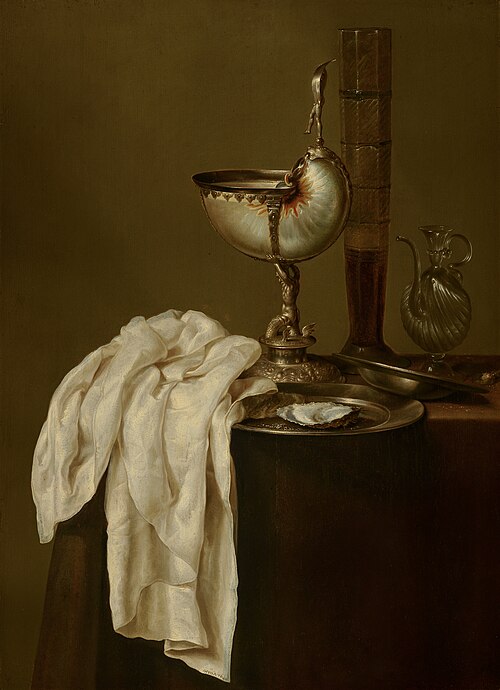 Still Life with a Nautilus Cup, 1640, Willem Claesz. Heda