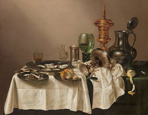 Still Life with a Gilt Cup, 1635, Willem Claesz. Heda