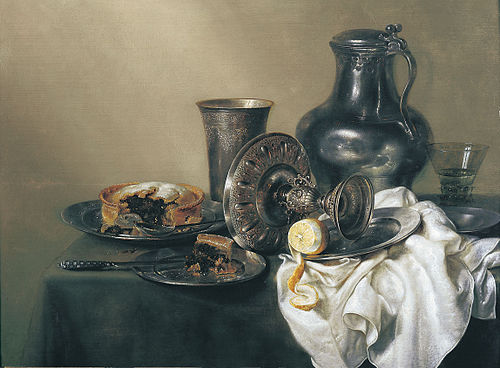 Still Life with Half-eaten Pie, 1633, Willem Claesz. Heda